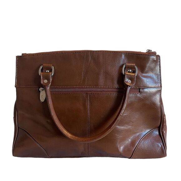 NWT Ashwood Leather, Genuine Leather A4 Large‎ Brown Workbag - Picture 2 of 7
